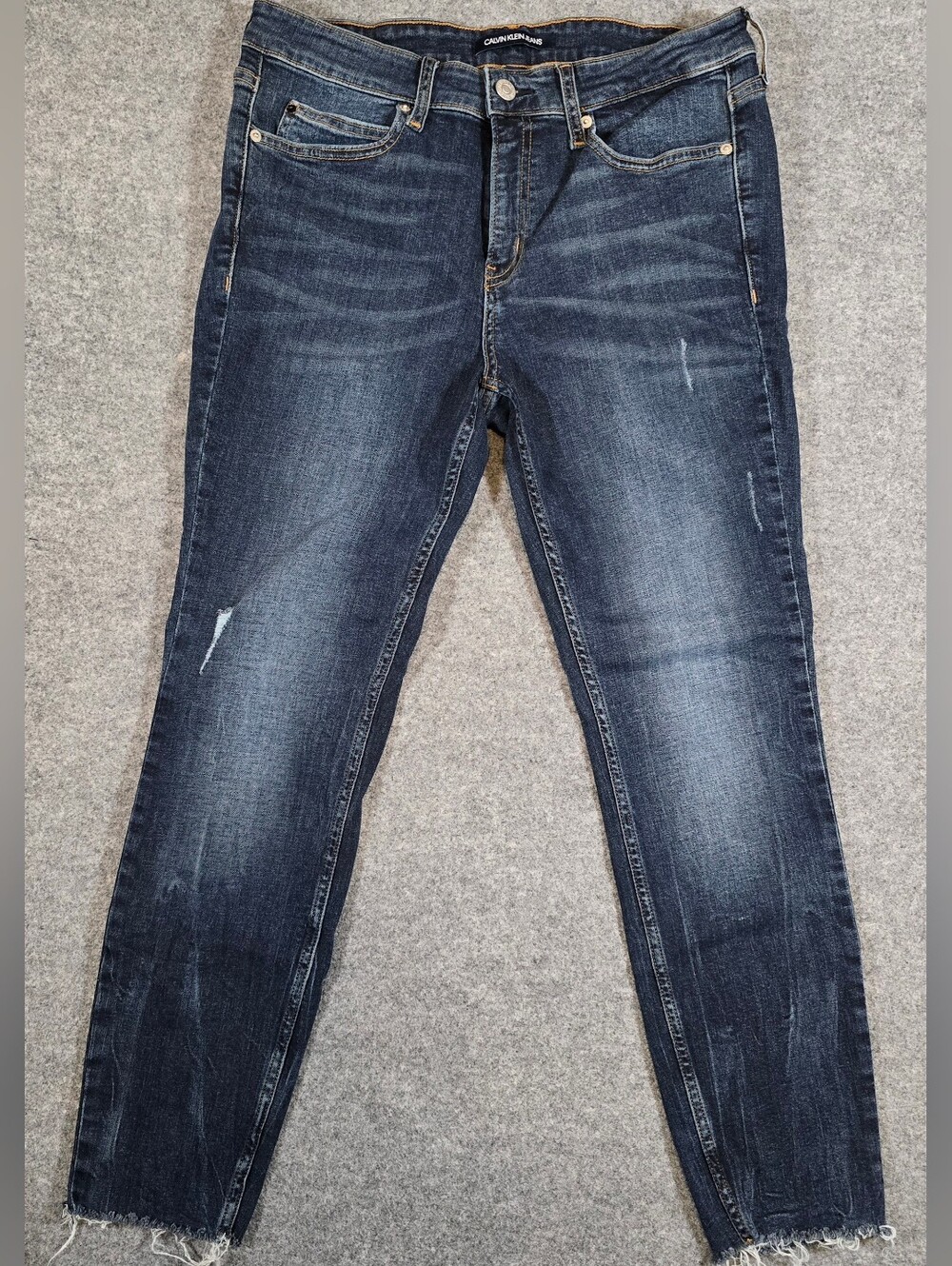 CALVIN KLEIN Women’s Dark Wash Slim Jeans - Blue
